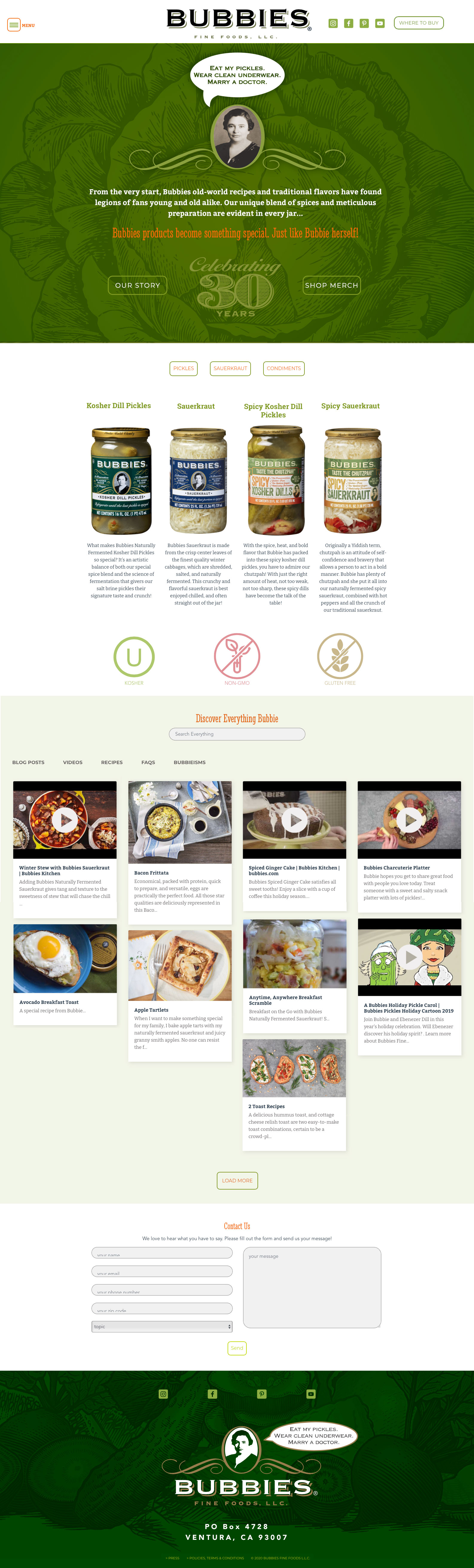 Bubbies Dashboard