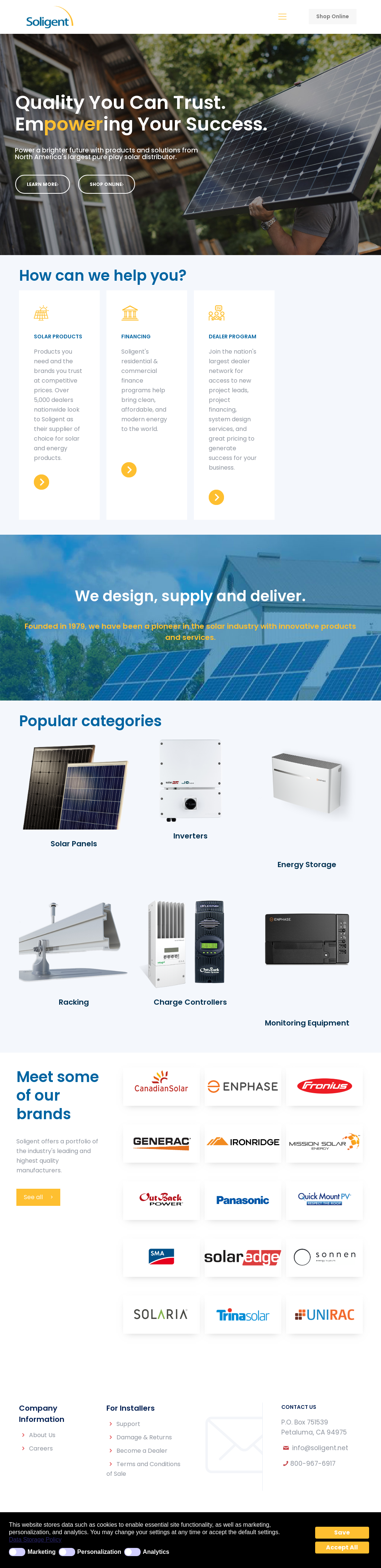 Soligent Dashboard