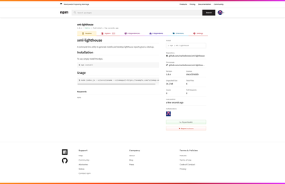 Xml Lighthouse Dashboard