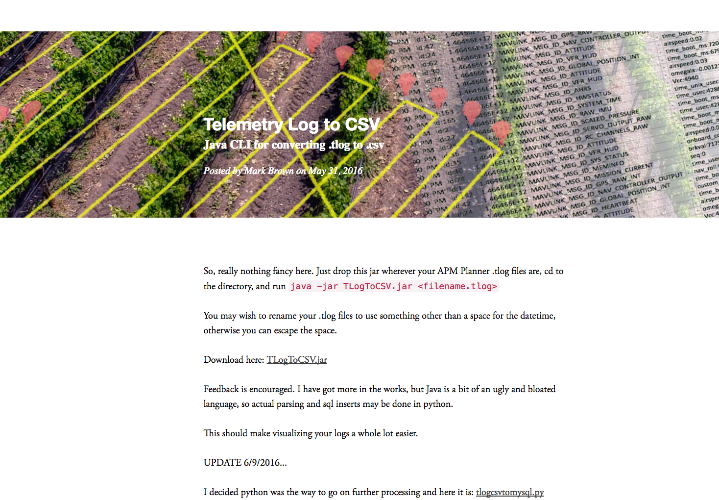 Tlog To Csv Dashboard